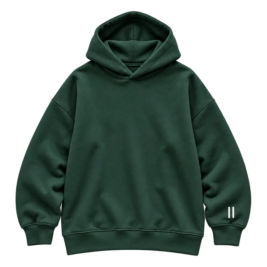 Roam Hoodie in Eucalyptus, flat