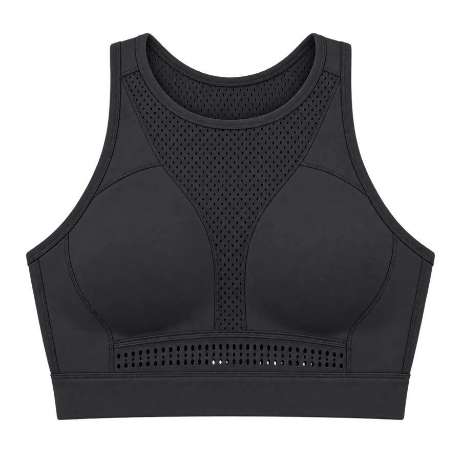 Lock Bra in Soft Black